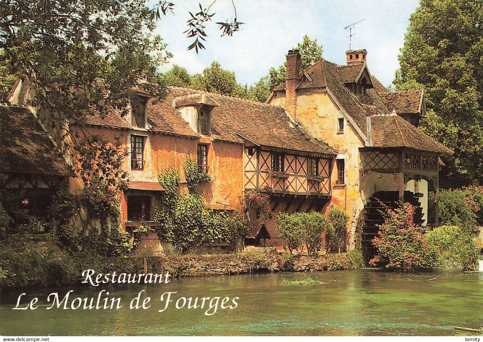 27 Fourges Restaurant Le Moulin De Fourges CPM - Fourges