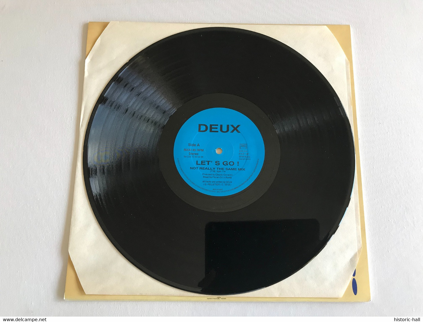 DEUX - Let’s Go (trash Dance)  - MAXI 45t - 1991 - FRENCH Press - Dance, Techno En House