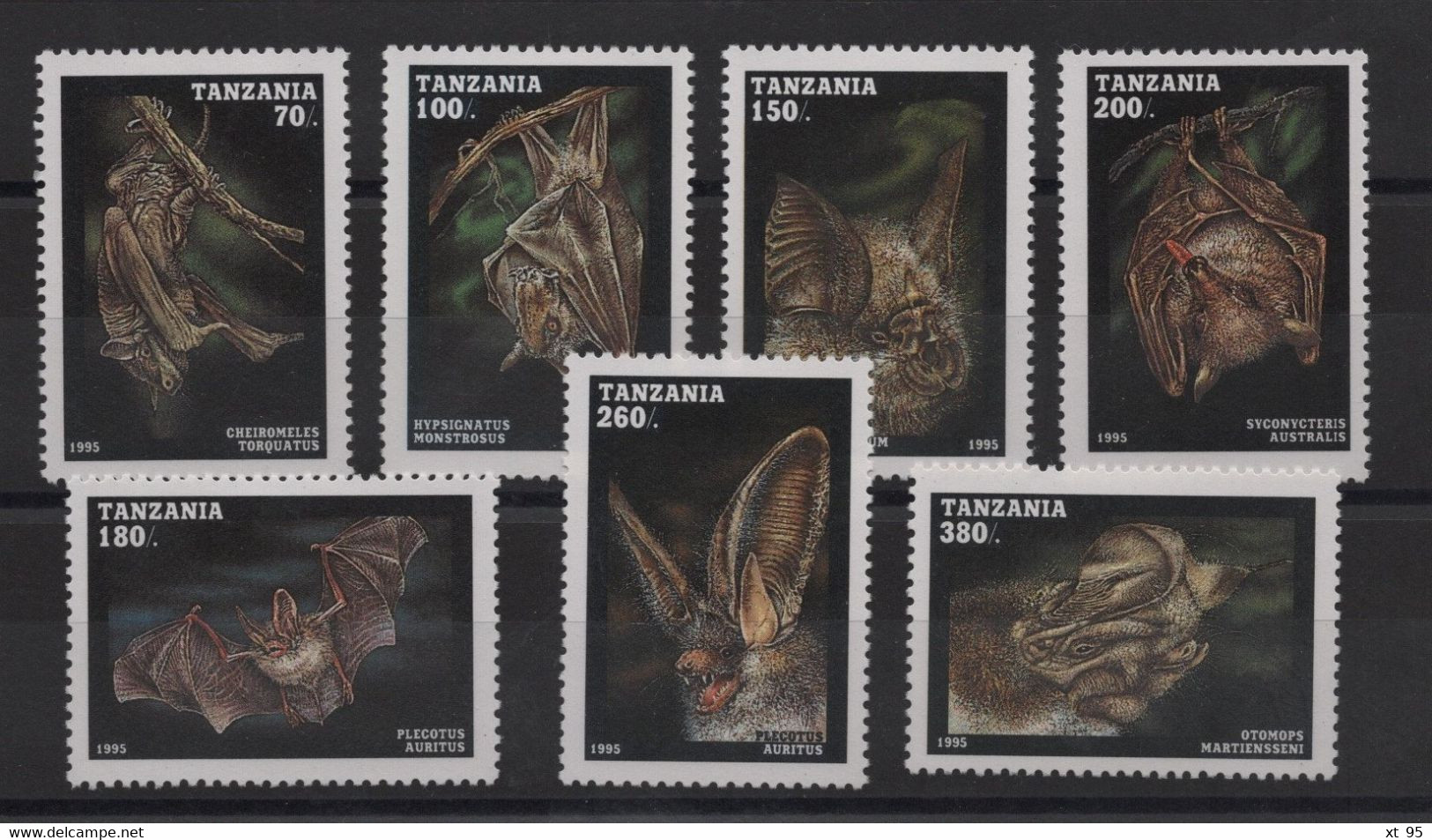 Tanzanie - N°1845 à 1851 - Faune - Chauve Souris - Cote 7€ - * Neufs Avec Trace De Charniere - Tanzania (1964-...)