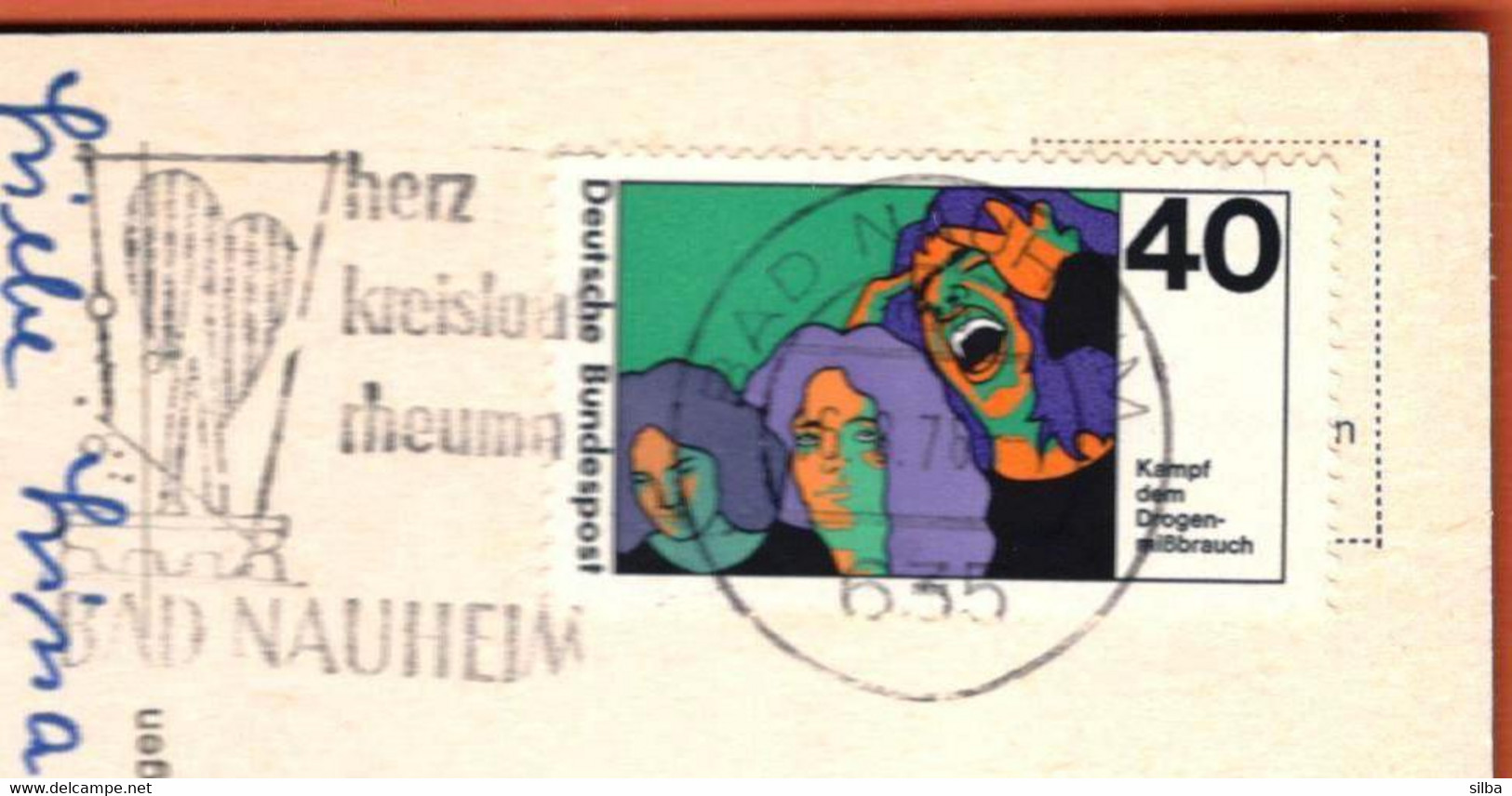 Germany Bad Nauheim 1976 / Herz, Kreislauf, Rheuma, Heart, Circulation, Rheumatism / Health / Machine Stamp ATM - Termalismo