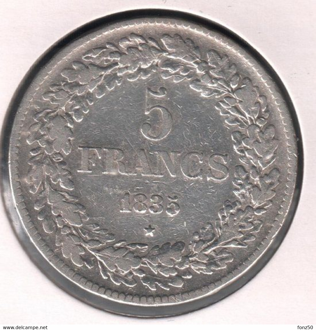 LEOPOLD I * 5 Frank 1835  Pos.A * Z.Fraai * Nr 11205 - 5 Frank