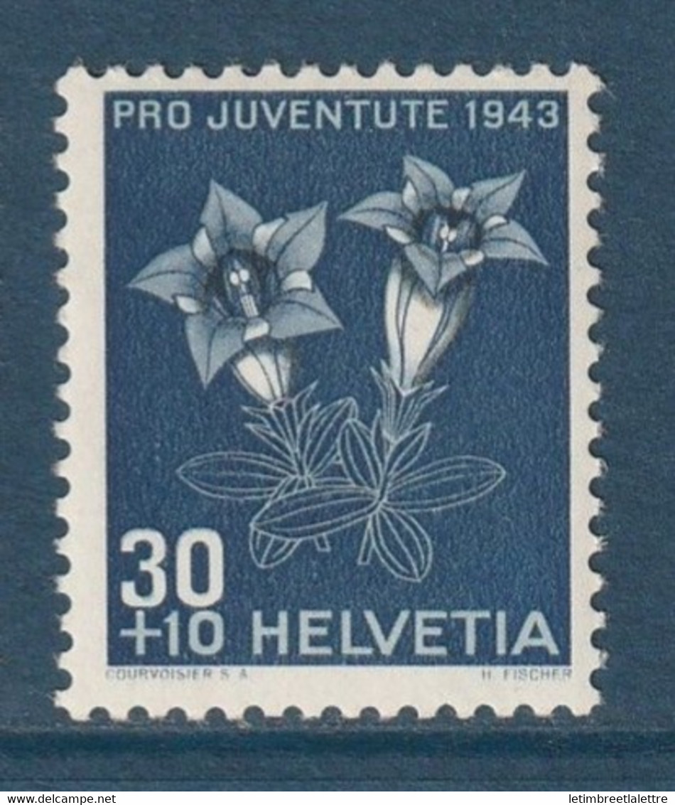 ⭐ Suisse - YT N° 391 ** - Neuf Sans Charnière - 1943 ⭐ - Unused Stamps
