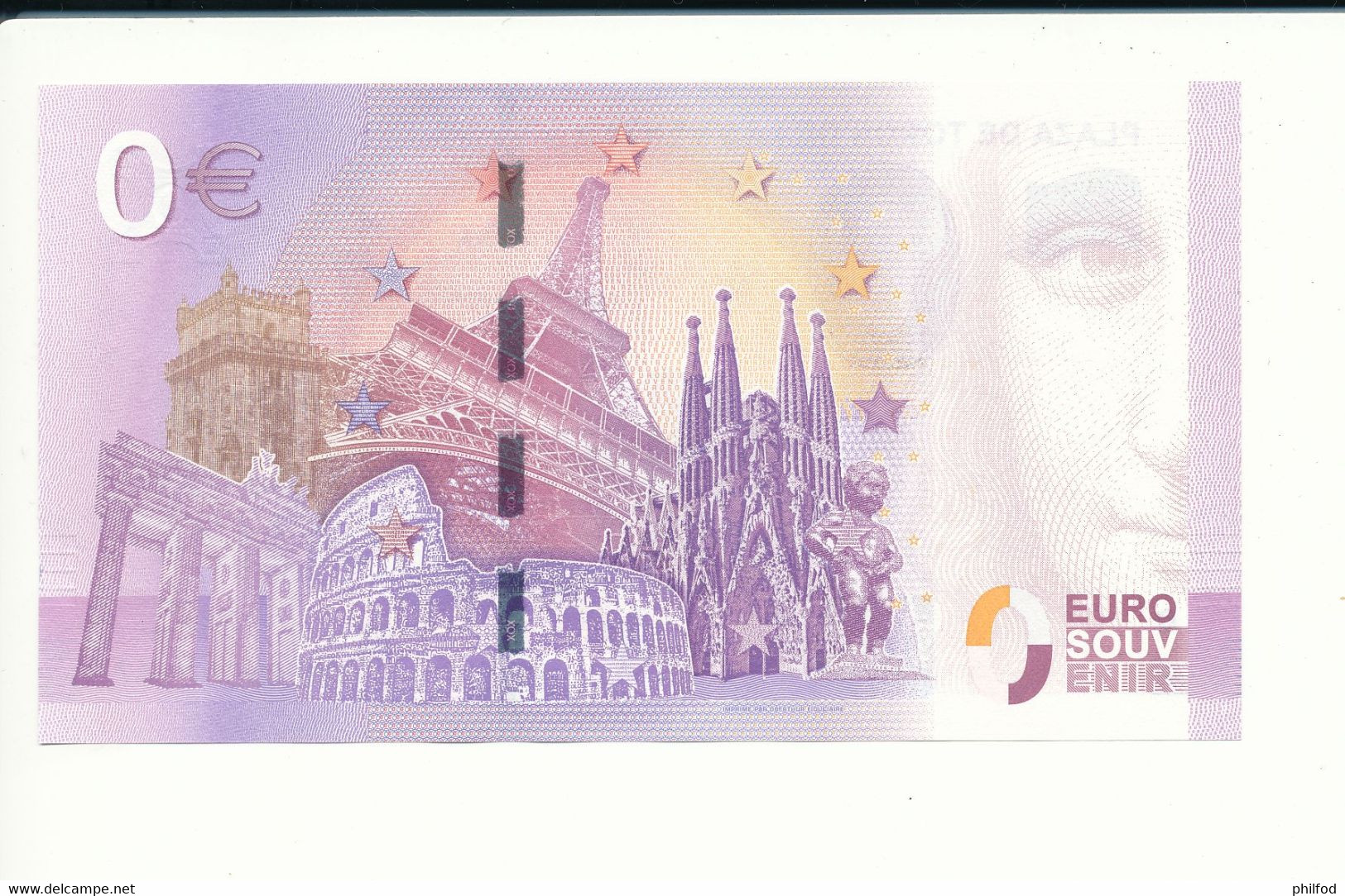 Billet Souvenir - 0 Euro - VEAB - 2017-1 - PLAZA DE TOROS DE LAS VENTAS - N° 167 - Mezclas - Billetes