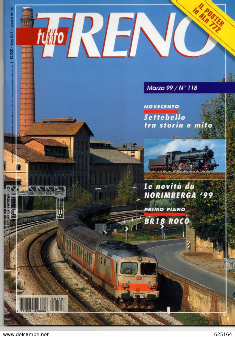 Magazine TUTTO TRENO No 118 Marzo 1999   - En Italien - Unclassified