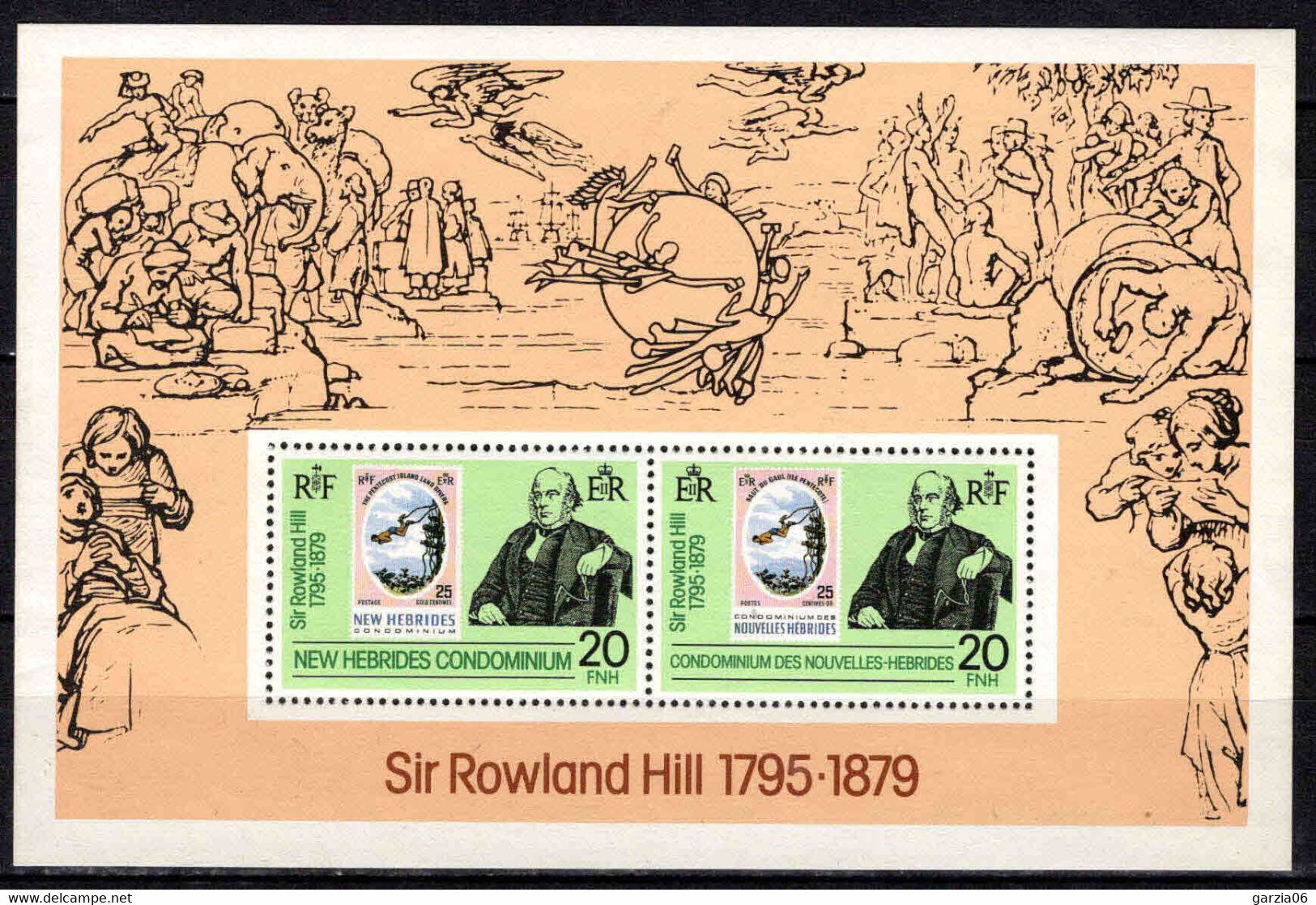 Nouvelles Hébrides - 1979 - Rowland Hill -- Bloc N° 2 -  Neufs **- MNH - Blocchi & Foglietti