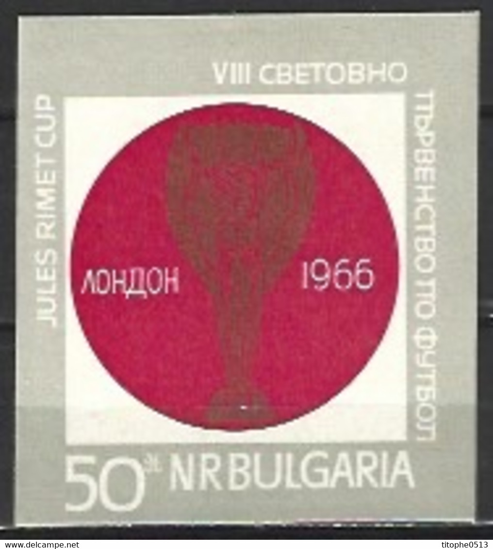 BULGARIE. BF 18 De 1966. Coupe Du Monde 1966. - 1966 – Inglaterra