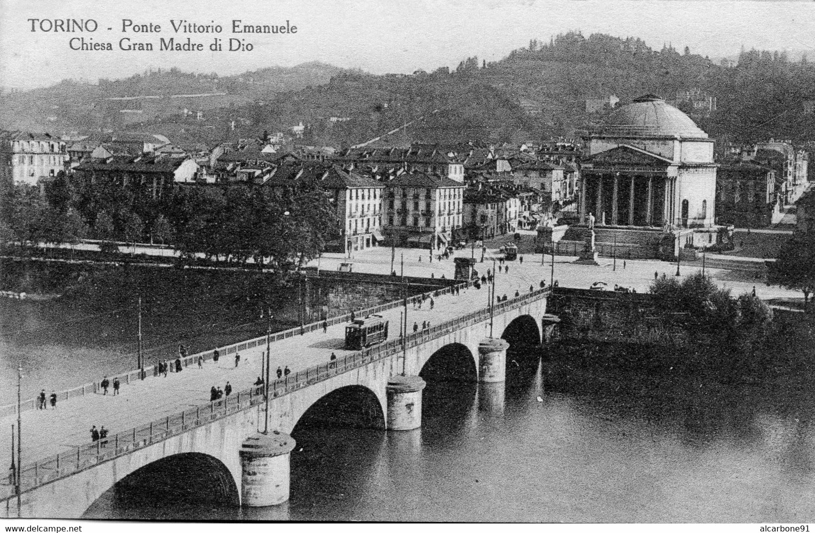 TORINO - Ponte Vittorio Emanuele - Chiesa Gran Madre Di Dio - Ponts