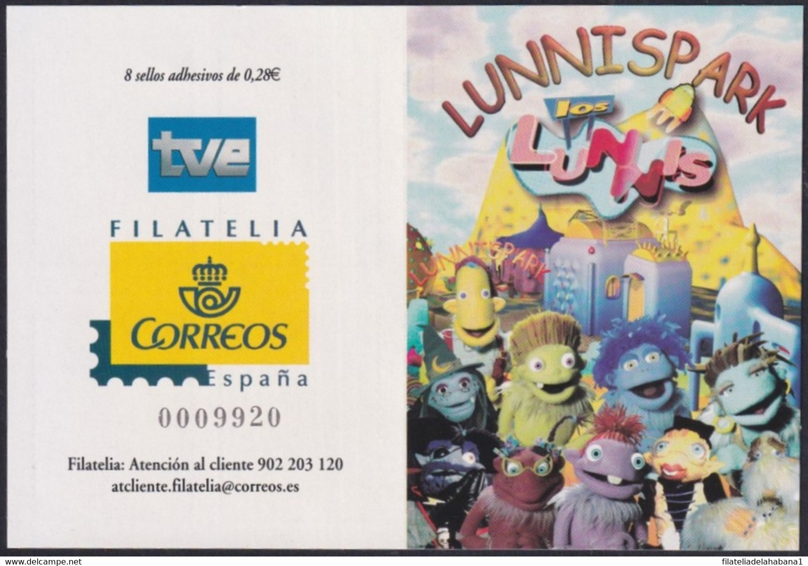 F-EX29022 ESPAÑA SPAIN MNH 2005 BOOKLED LUNNISPARK CARTOON. - Puppets