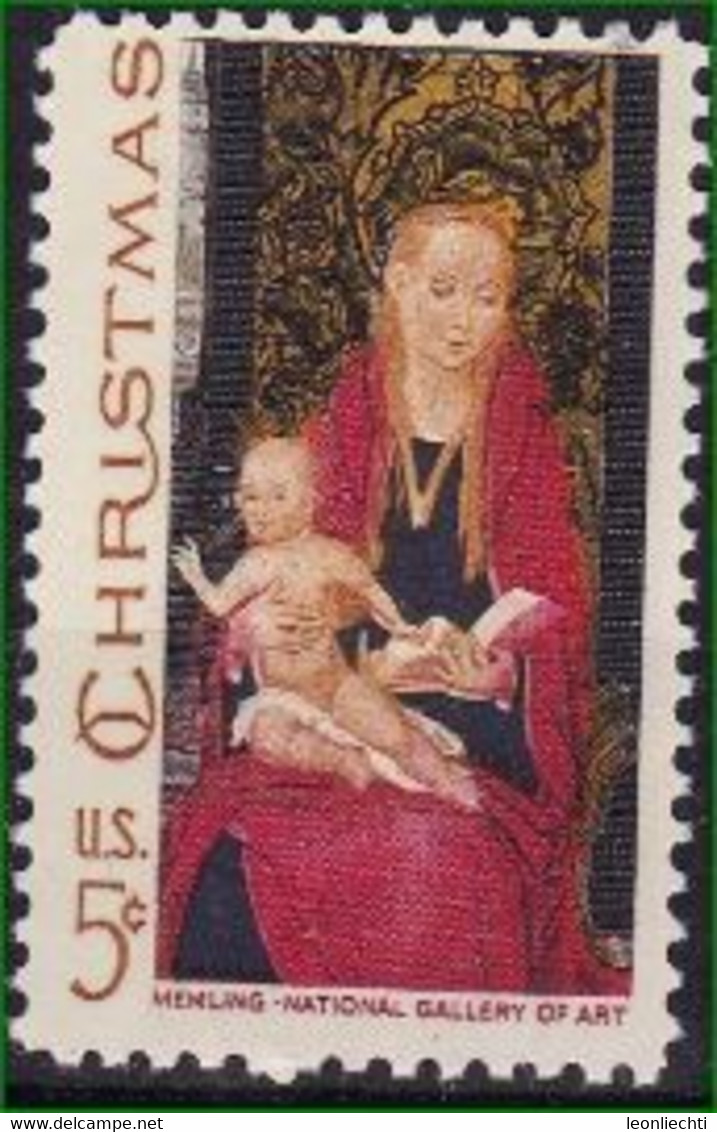1967 USA Mi: 937**  Weihnachten - Christmas - Noël - Navidad,  Maria Mit Kind - Unused Stamps