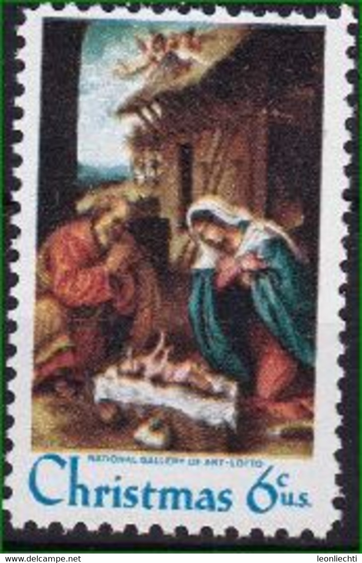 1970 USA Mi: 1016**  Weihnachten - Christmas - Noël - Navidad, - Unused Stamps