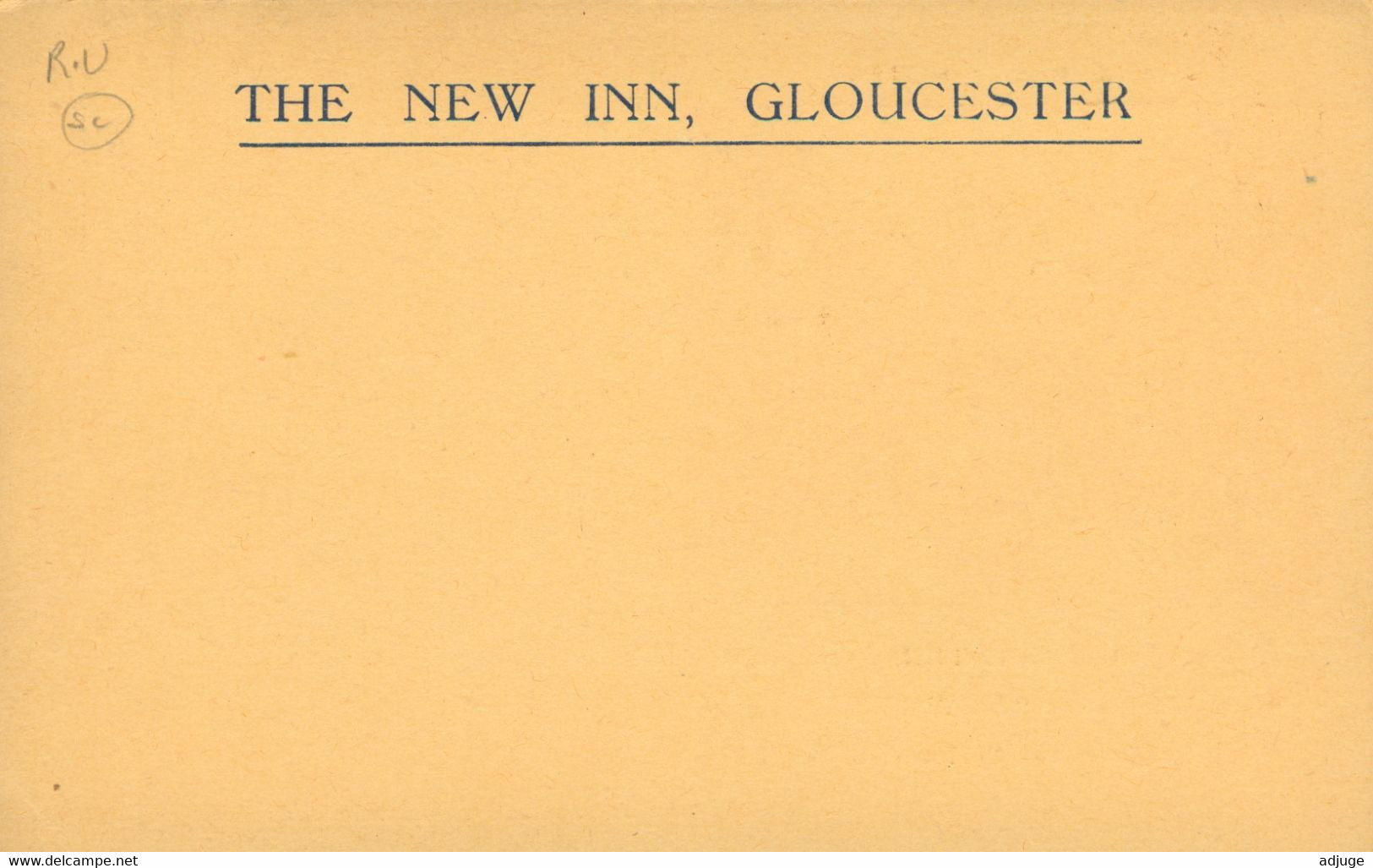 GLOUCESTER _ Hotel The NEW INN _ Bristol Illustr.**** 2 Scans - Gloucester