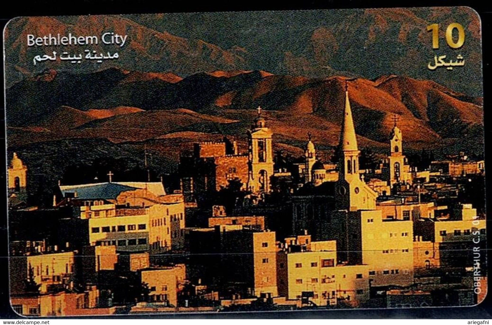 PALESTINE 2000 PHONECARD BEIT LEHEM USED VF!! - Palästina