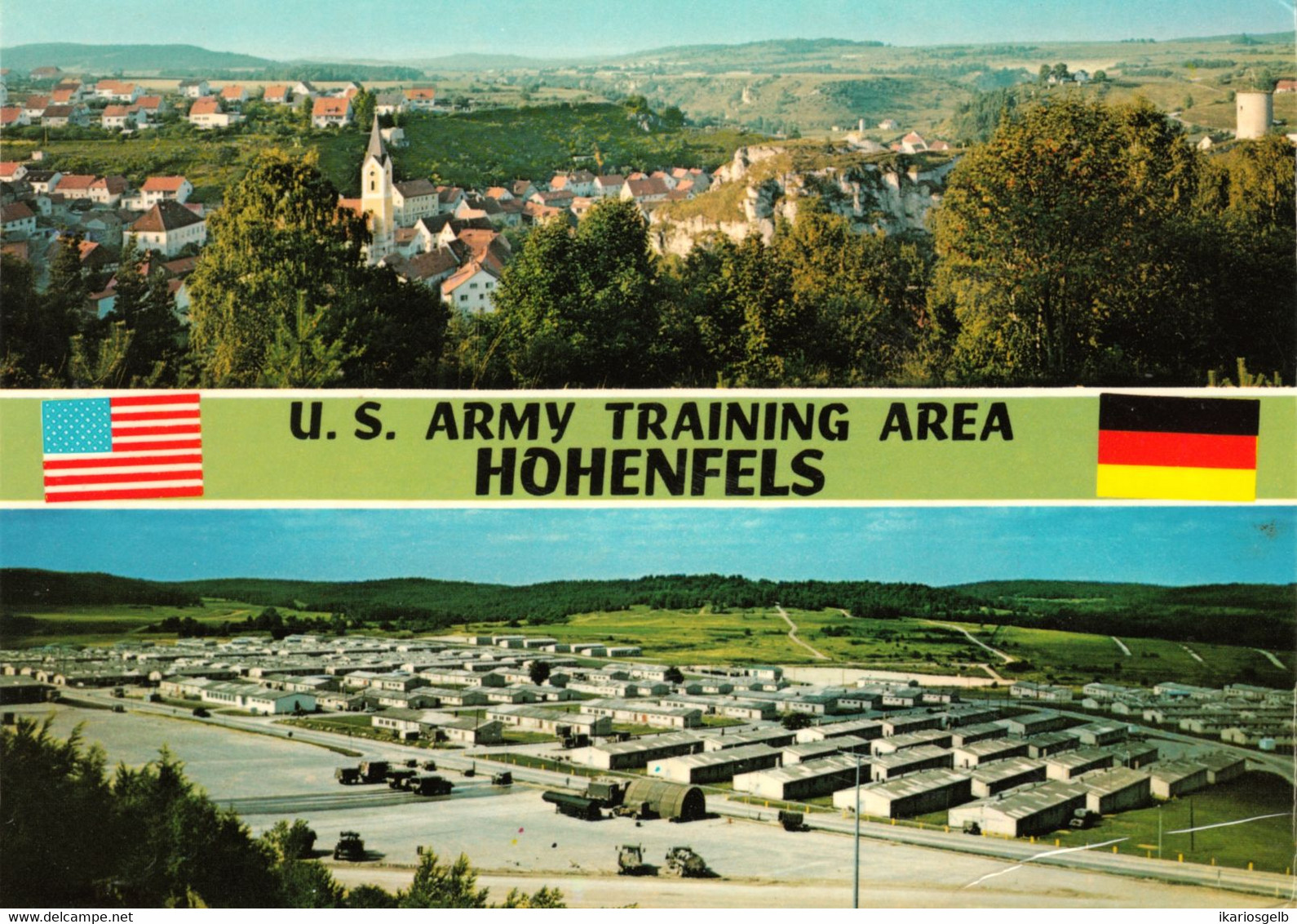 Hohenfels Bei Neumarkt Oberpfalz " The US Army Training Area " Carte Postale Viewcard - Neumarkt I. D. Oberpfalz