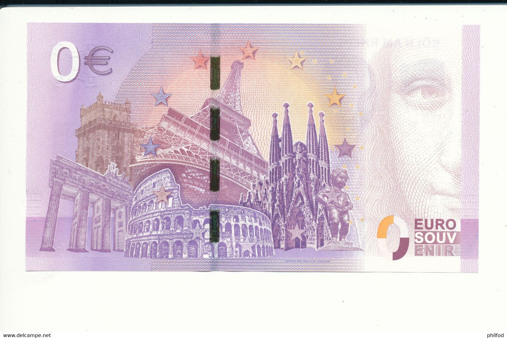 Billet Souvenir - 0 Euro - XEJE - 2017-2 - KÖLN AM RHEIN LIMITED EDITION 2017 - N° 2520 - Billet épuisé - Kilowaar - Bankbiljetten