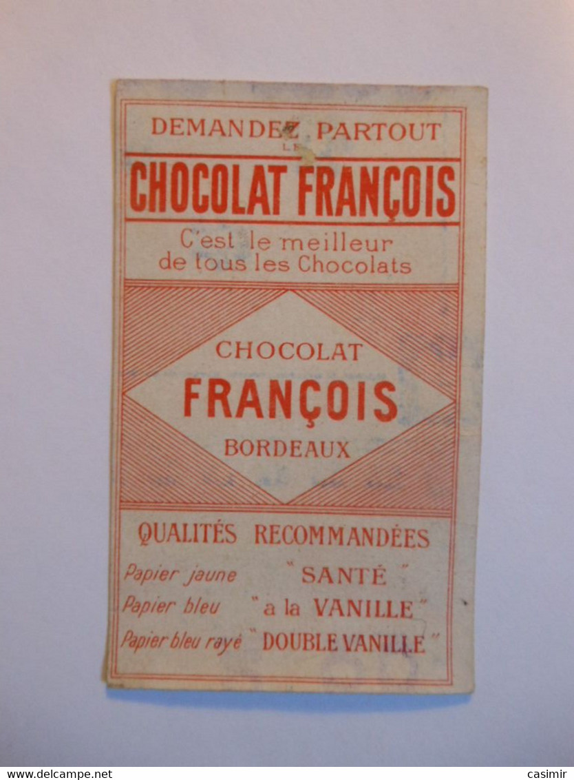 B0098f - Image Chromo CHOCOLAT FRANCOIS BORDEAUX - Louis XVIII à M. De Villèle - Chocolat