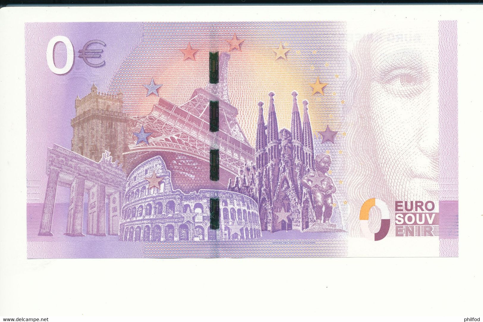 Billet Souvenir - 0 Euro - XEMJ - 2017-1 - BURG KRIEBSTEIN - N° 425 - Lots & Kiloware - Banknotes