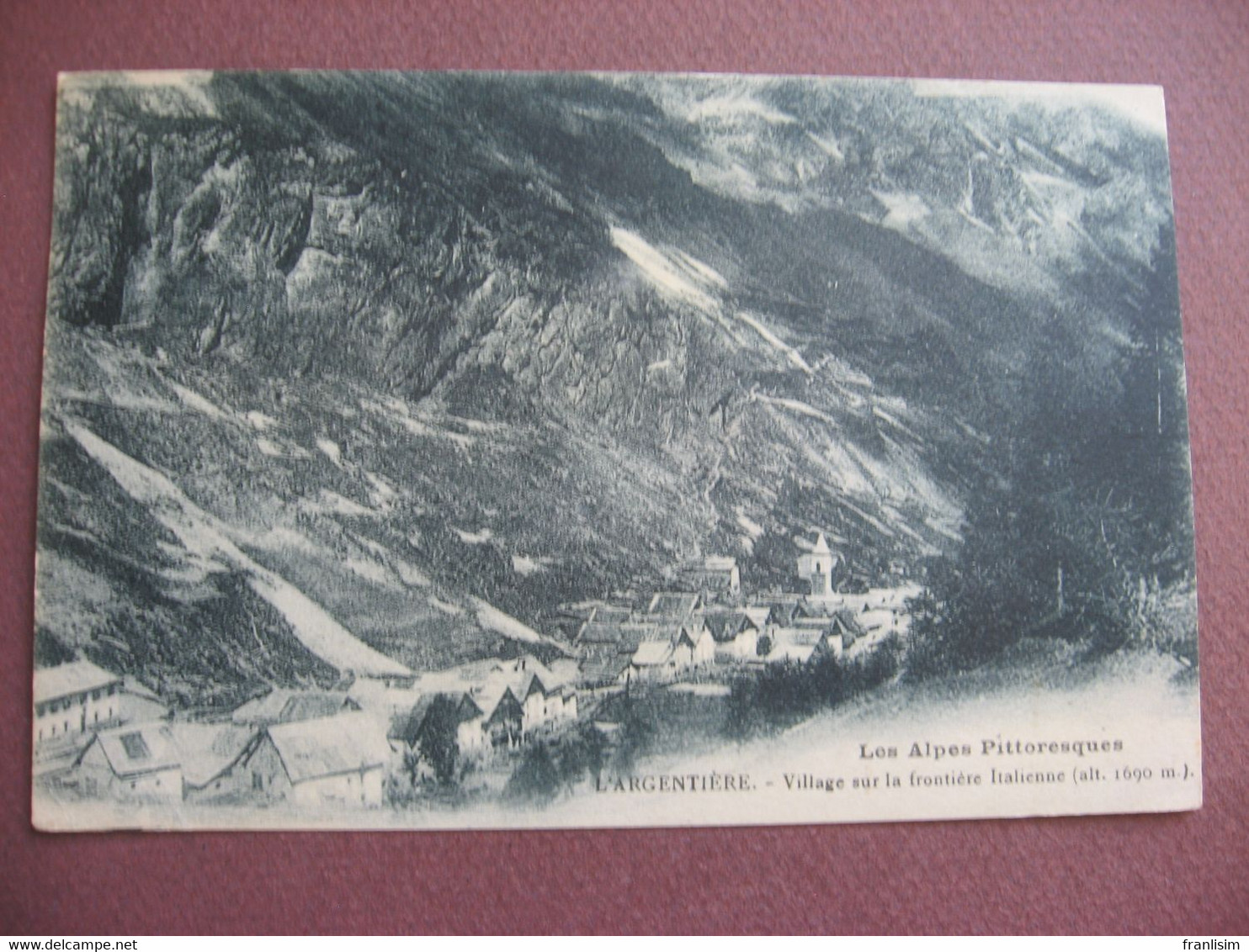 CPA 05 L'ARGENTIERE Village Sur La Frontiere Italienne  1932 - L'Argentiere La Besse