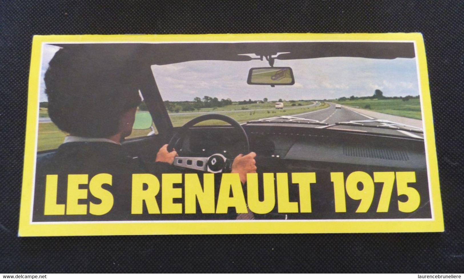 PETIT DEPLIANT PUBLICITAIRE LES RENAULT 1975 - Publicités