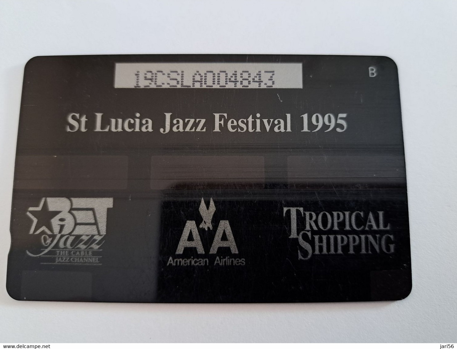 ST LUCIA    $ 20   CABLE & WIRELESS  STL-19A  19CSLA      JAZZ FESTIVAL 1995  Fine Used Card ** 10880** - Santa Lucia