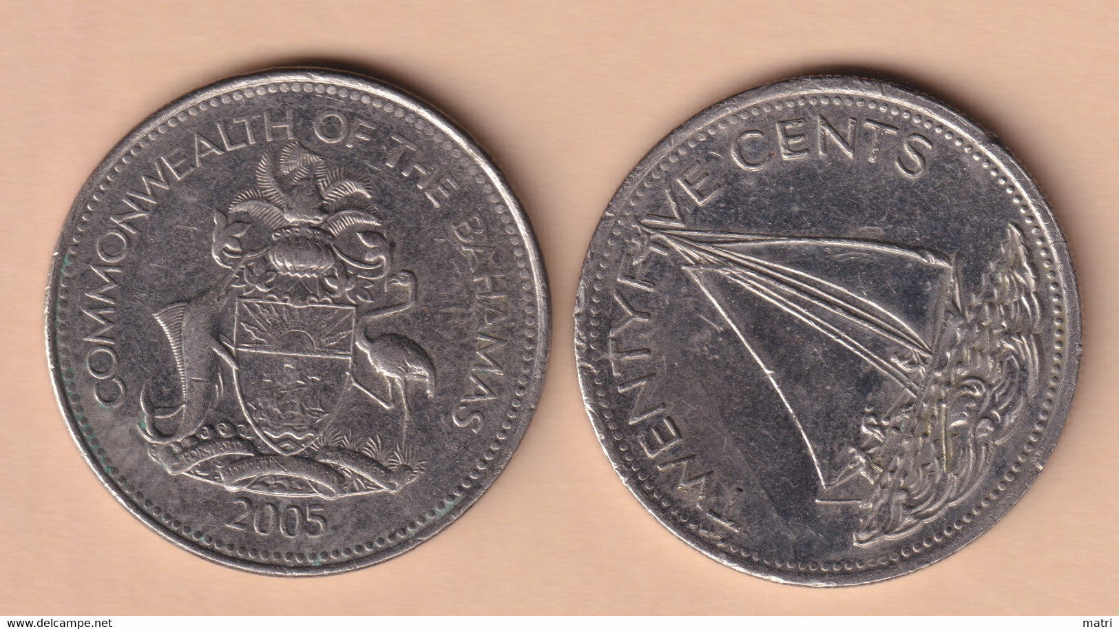 Bahamas 25 Cents 2005 Km#63.2 - Bahamas