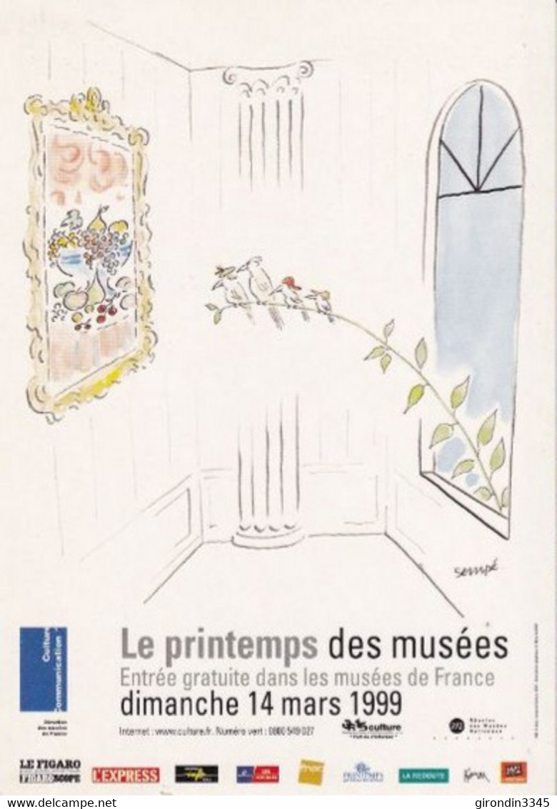 SEMPE Le Printemps Des Musées 1999 Programme Illustration Par SEMPE - Sempé