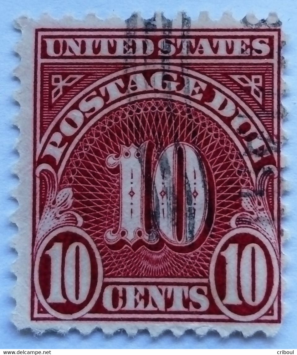 Etats Unis USA 1931 Taxe Tax Postage Due Yvert 49a O Used - Franqueo