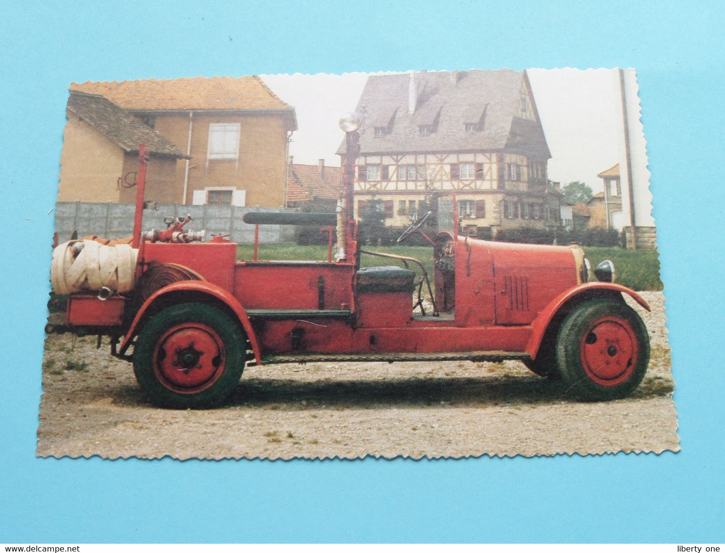 Voiture DELAHAYE > Schiltigheim ( Edit.: Sapeurs-Pompiers ) Anno 19?? ( Voir / See Photo ) ! - Schiltigheim