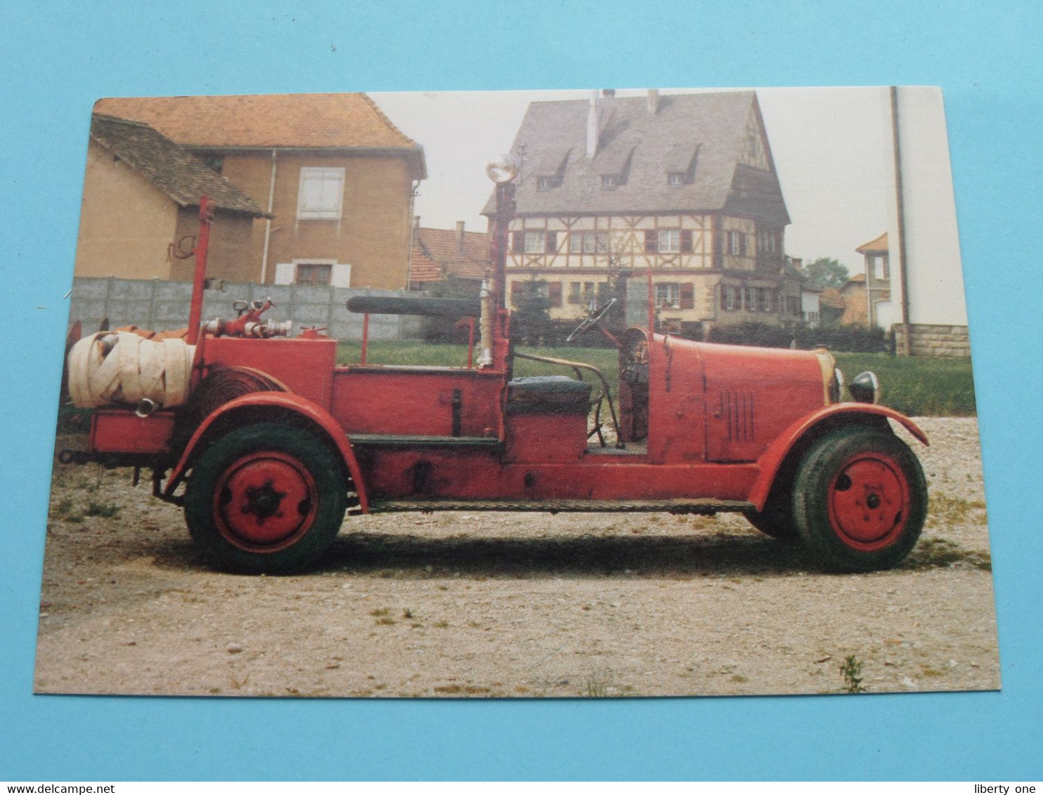 Voiture DELAHAYE > Schiltigheim ( Edit.: Sapeurs-Pompiers ) Anno 19?? ( Voir / See Photo ) ! - Schiltigheim