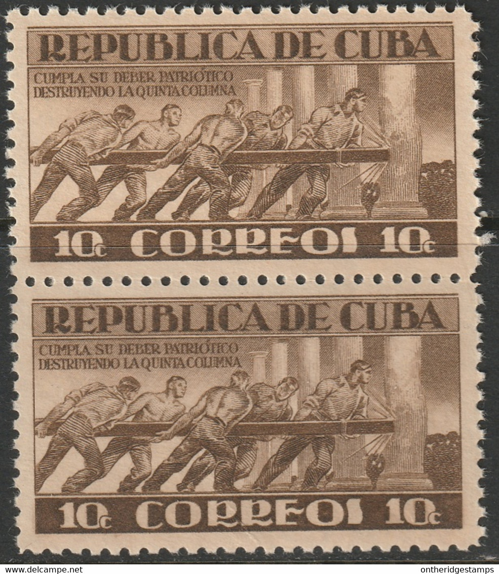 Cuba 1943 Sc 378 Yt 283 Pair MNH** - Ungebraucht