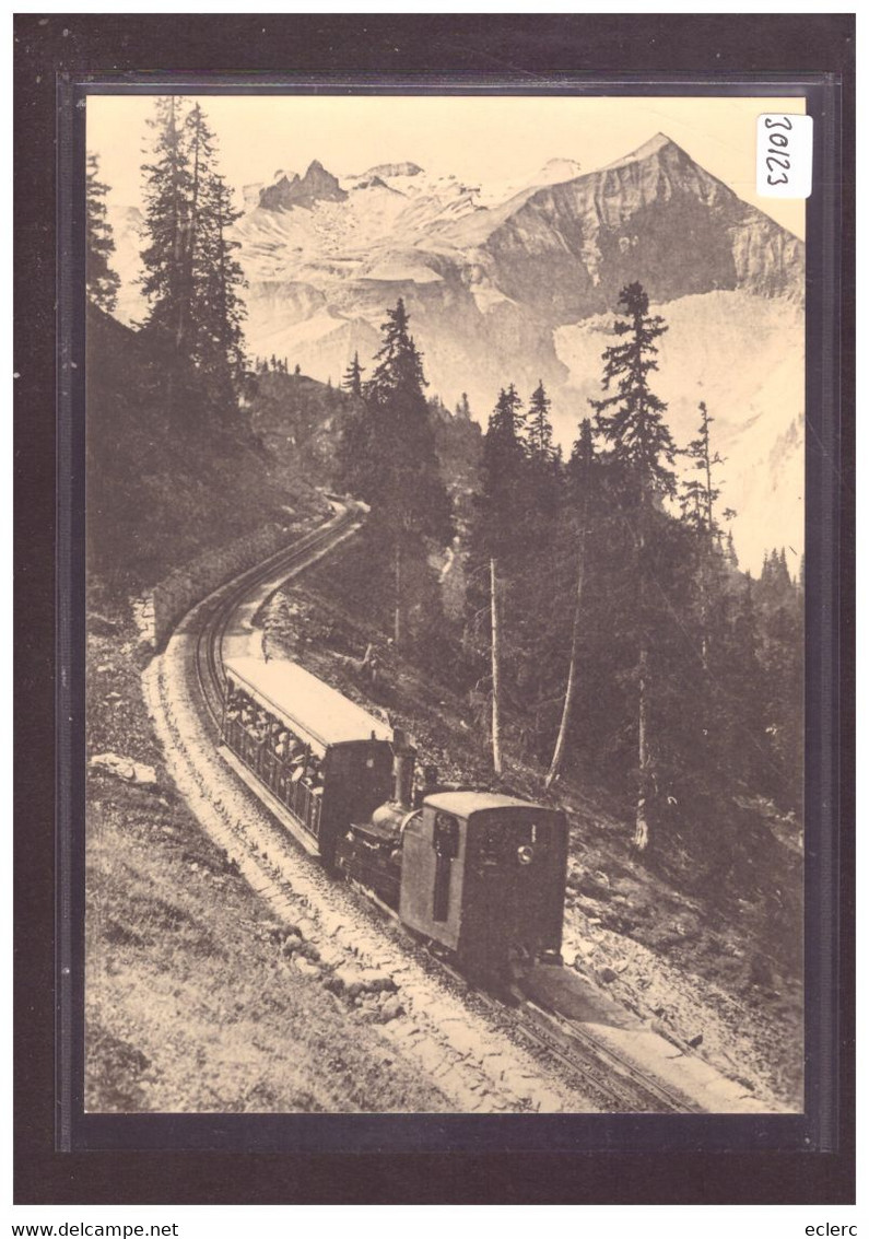 FORMAT 10x15cm - SCHYNIGE PLATTE BAHN - REPRO ANNEES 70 - LEUTWILER VERLAG - TRAIN - BAHN - TB - Wiler Bei Utzenstorf