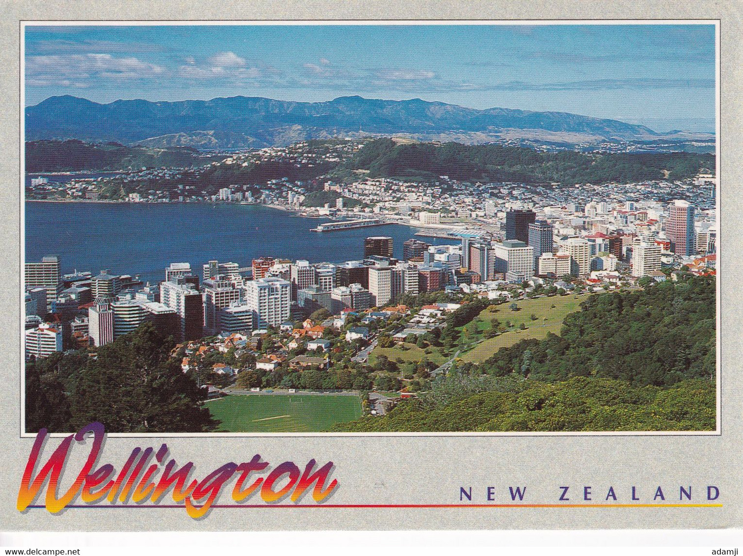 NEW ZEALAND 1996 POSTCARD TO UK. - Brieven En Documenten