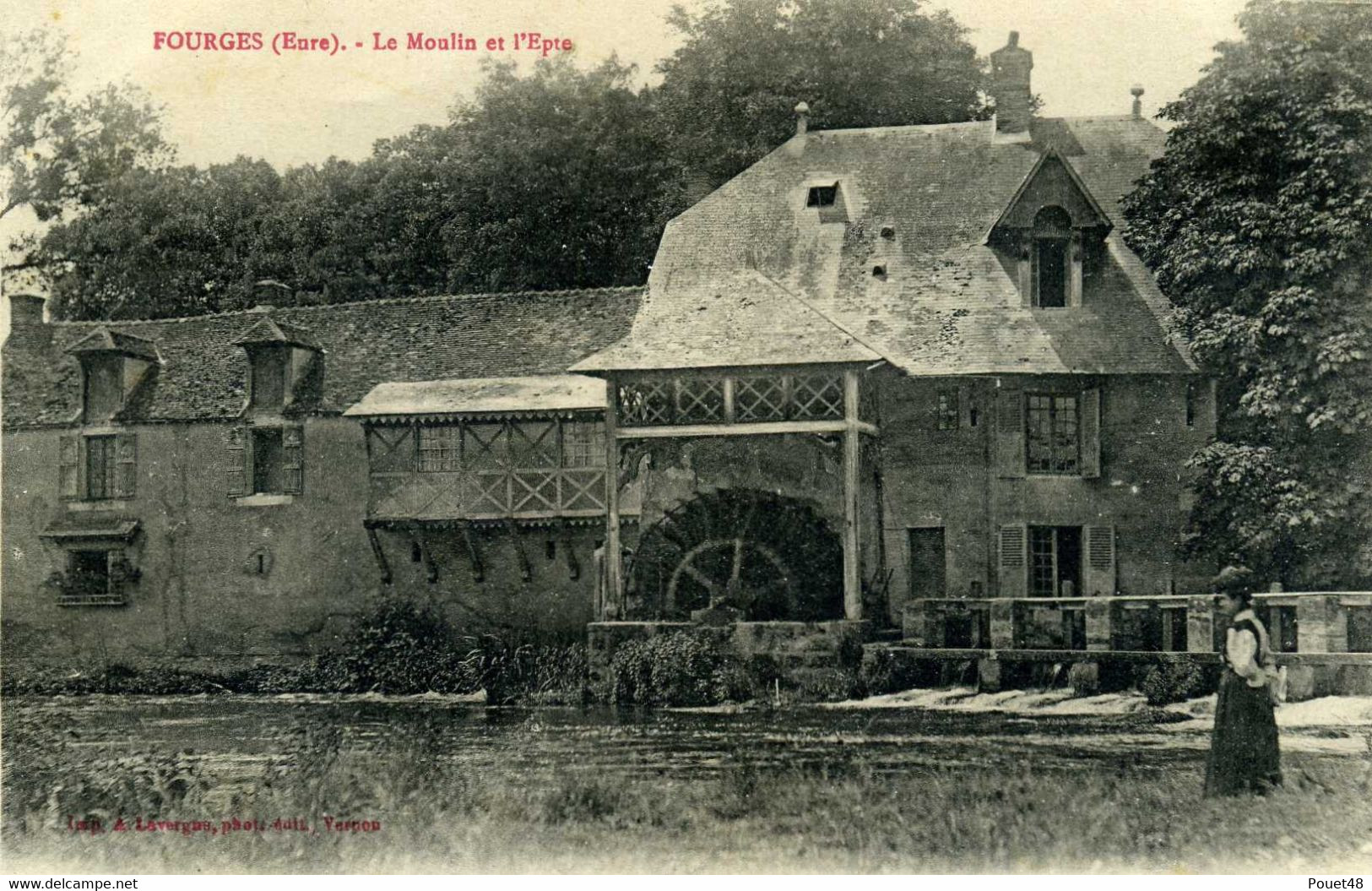 27 - FOURGES - Le Moulin De L'Epte. - Fourges