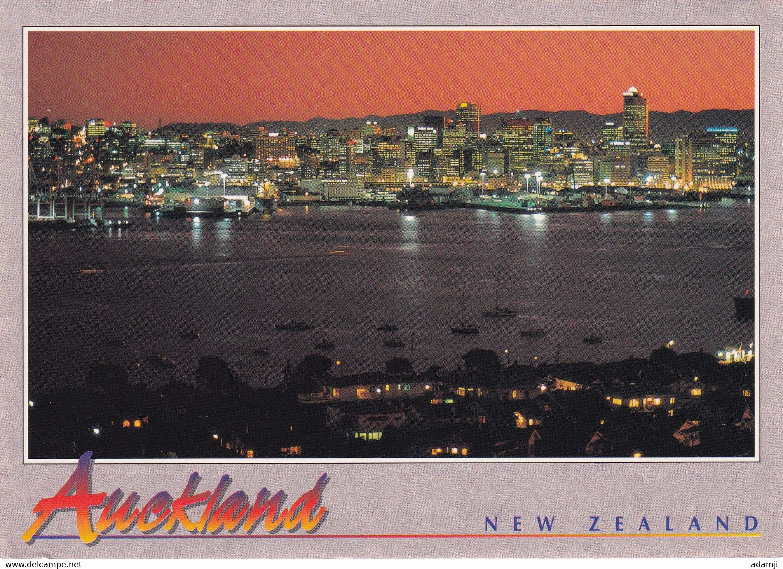 NEW ZEALAND 1995 POSTCARD TO UK. - Covers & Documents