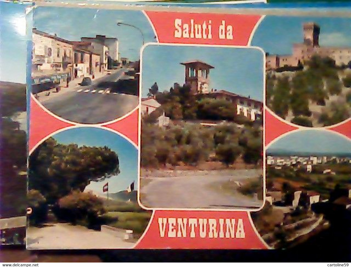 LIVORNO SALUTI DA VENTURINA - MULTIVEDUTE    VB1983  IV965 - Livorno