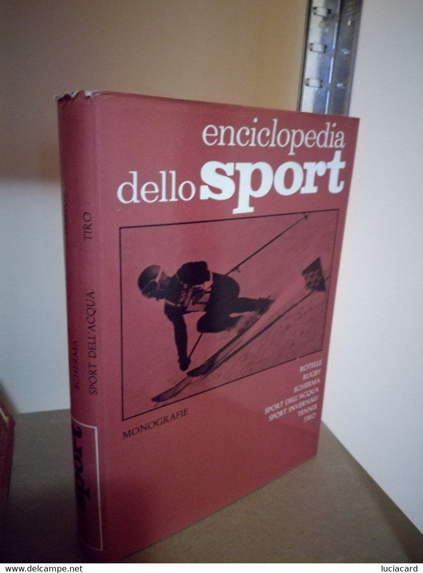 ENCICLOPEDIA DELLO SPORT, ROTELLE, RUGBY, SCHERMA, SPORT INVERNALI, TENNIS,TIRO, SPORT DELL'ACQUA - Sport