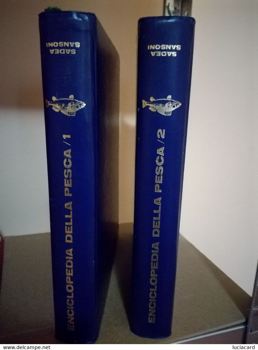 ENCICLOPEDIA DELLA PESCA -PIERO PIERONI -SADEA SANSONI 2 VOLUMI - Hunting & Fishing