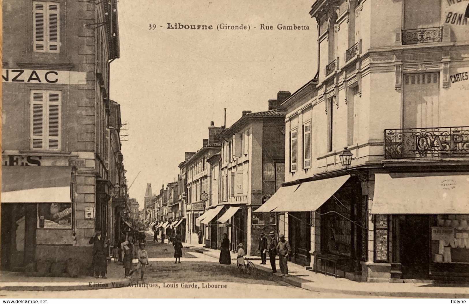 Libourne - La Rue Gambetta - Magasins Commerces - Libourne