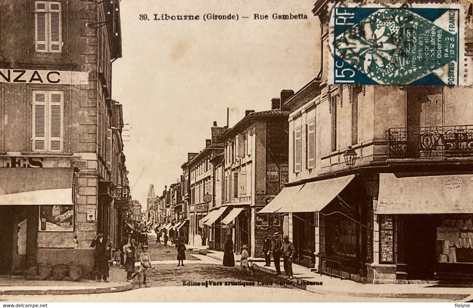 Libourne - La Rue Gambetta - Magasins Commerces - Libourne