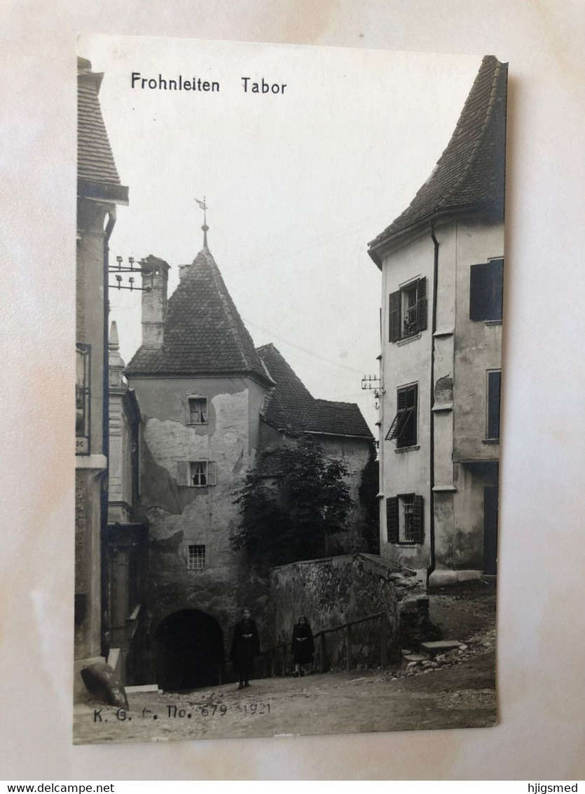 Austria Österreich Frohnleiten Tabor Young Girls Gate Tunnel RPPC Real Photo 14735 Post Card POSTCARD - Frohnleiten