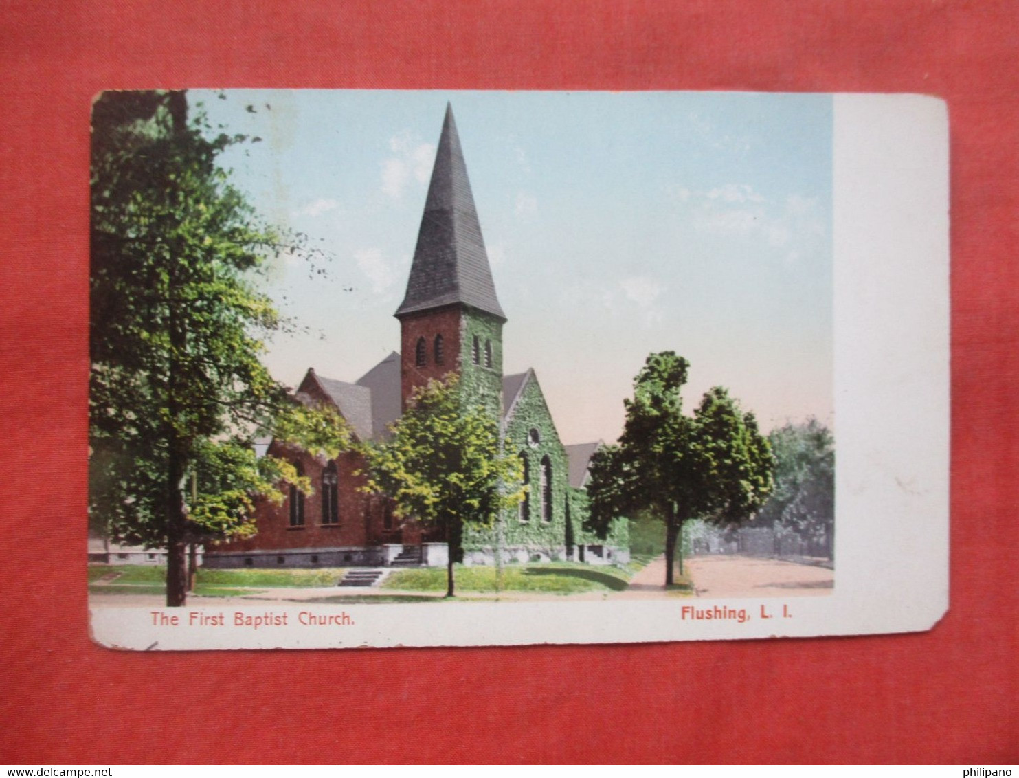 First Baptist Church.    . Flushing      Long Island- New York > Long Island      Ref 5767 - Long Island