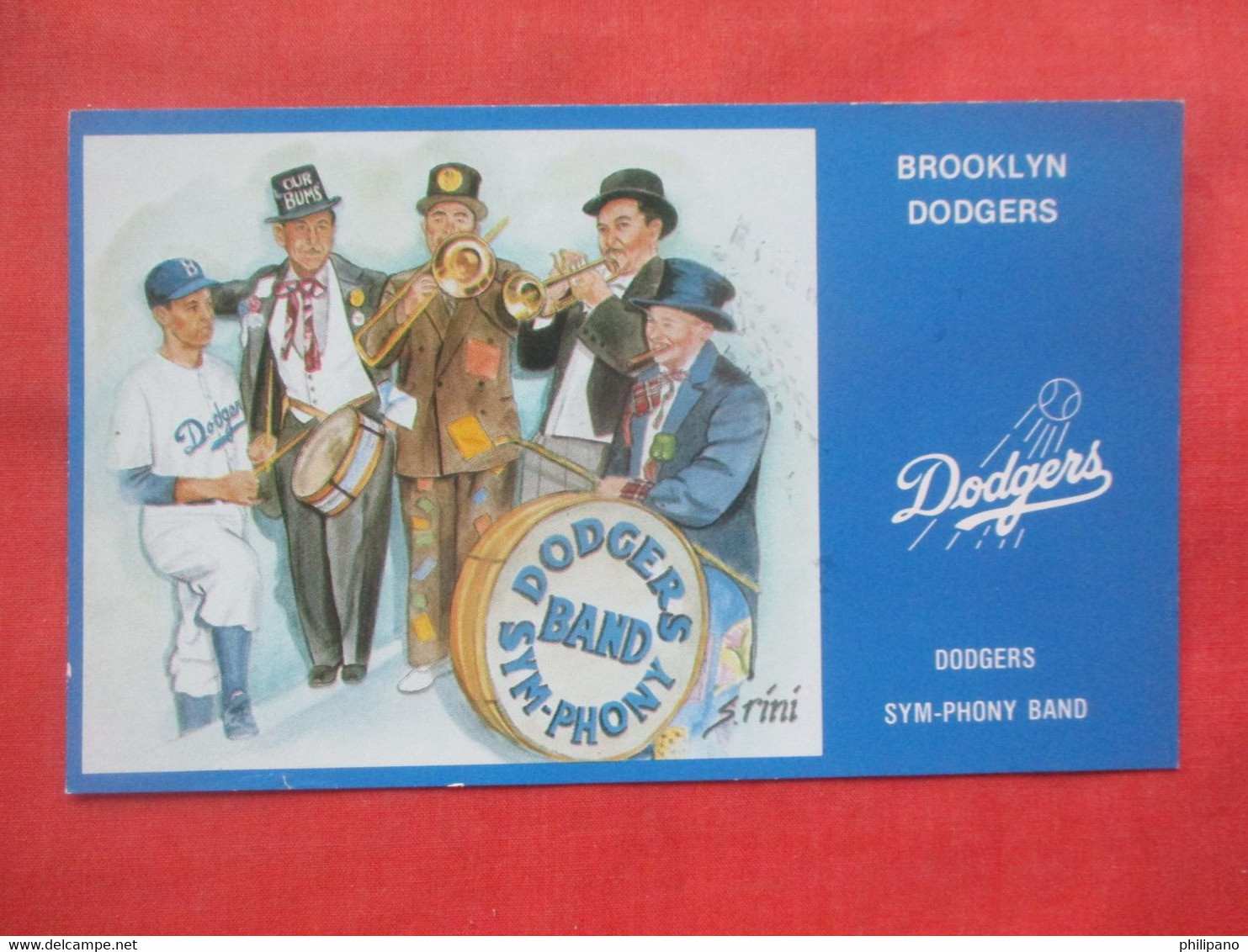 Dodgers Sym-Phony Band  .     Brooklyn Dodgers       Ref 5768 - Baseball