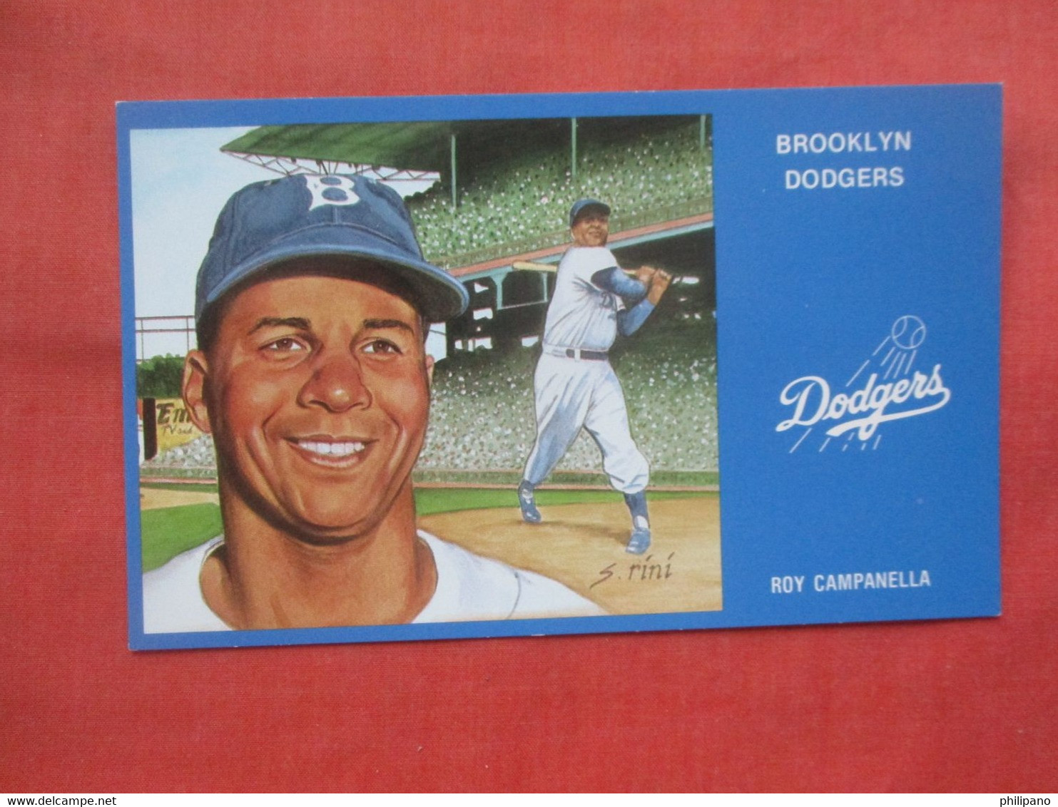 Roy Campanella   .     Brooklyn Dodgers       Ref 5768 - Baseball
