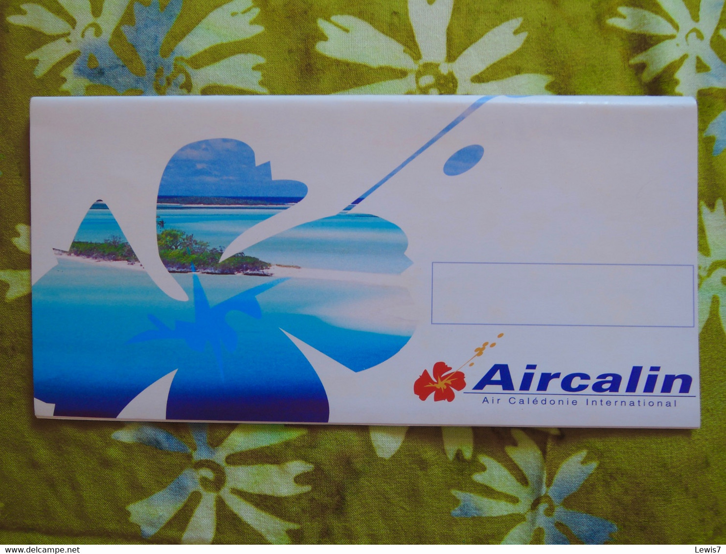 Pochette Billet D'avion AIRCALIN Airlines - Articles De Papeterie