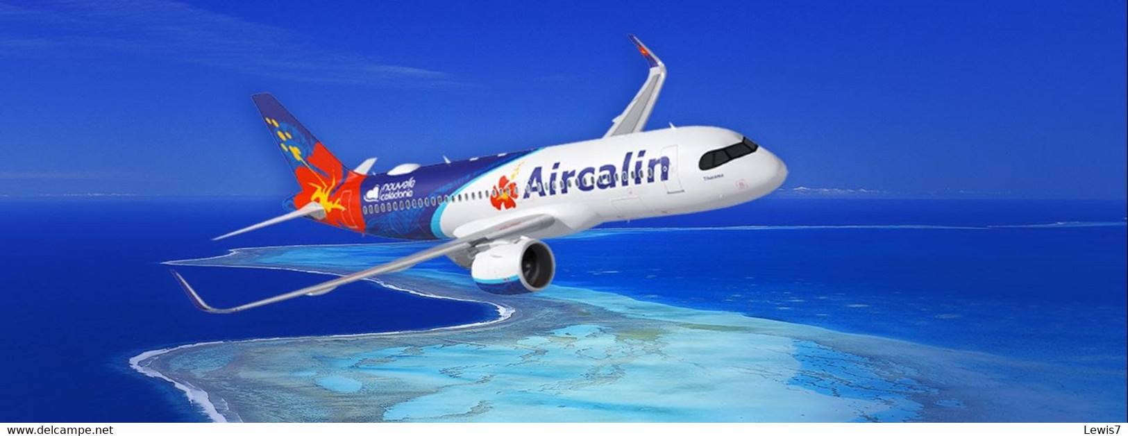 Pochette Billet D'avion AIRCALIN Airlines - Cancelleria