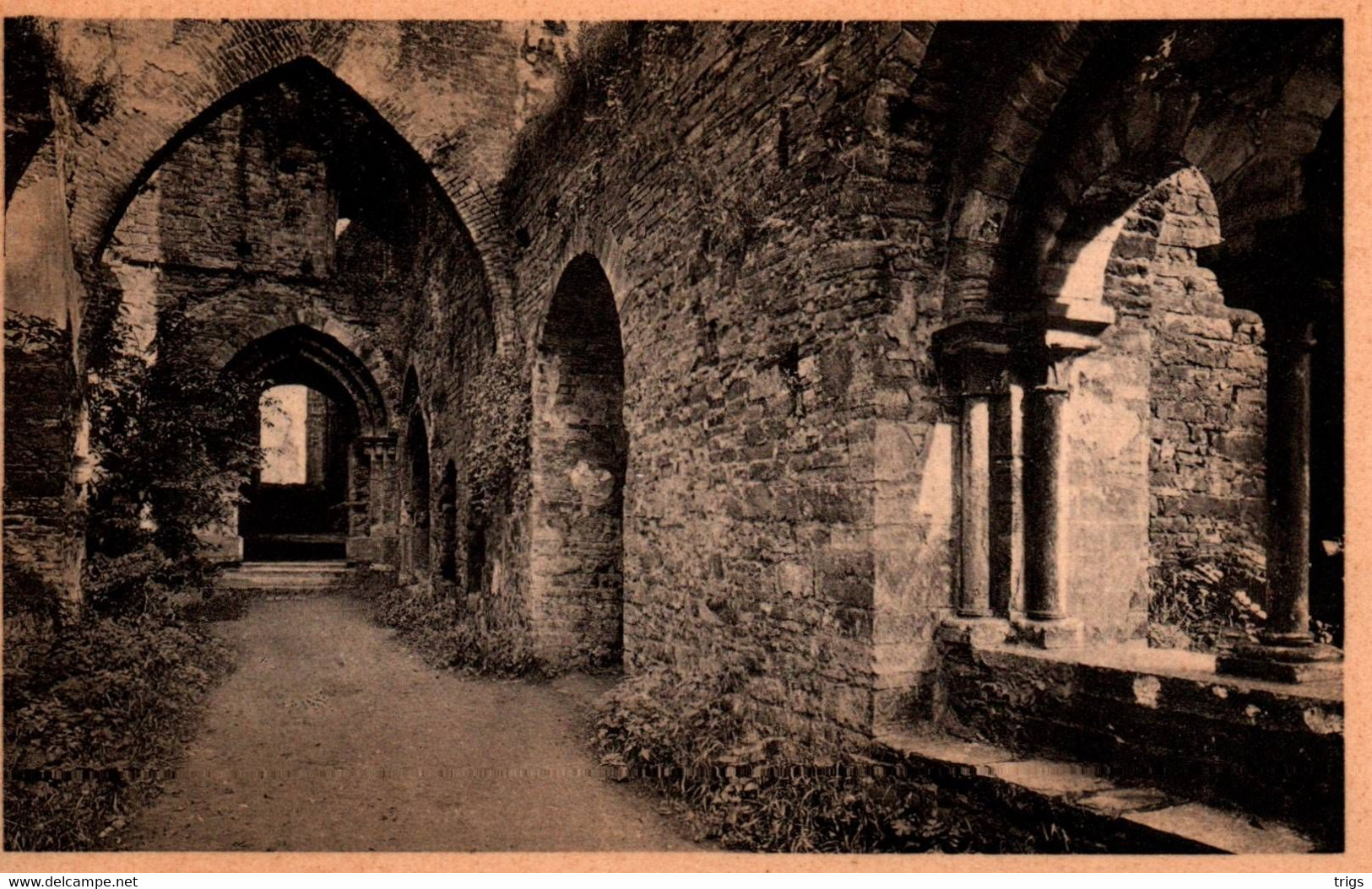 Abbaye De Villers - Fenêtre Romane Et Porte Vers L'Église - Villers-la-Ville