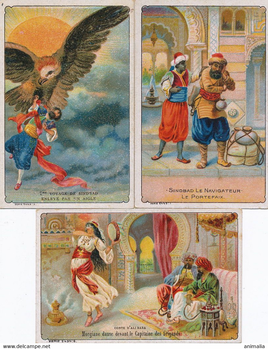 3 Chromo Sindbad Le Marin Bagdad Iraq Ali Baba Allah Morgiane Eagle Belly Dancer Opium - Märchen, Sagen & Legenden