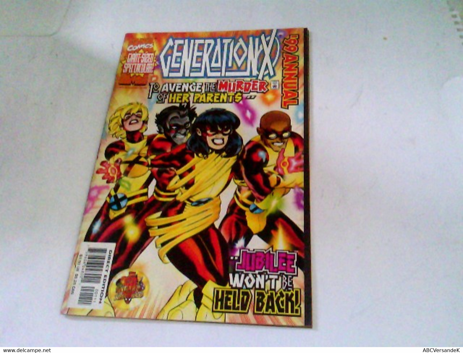 Marvel Comics GENERATION X '99 Annual - To Avenge The Murder Of Her Parents..Jubilee Won't Be Held Back! - Altri & Non Classificati