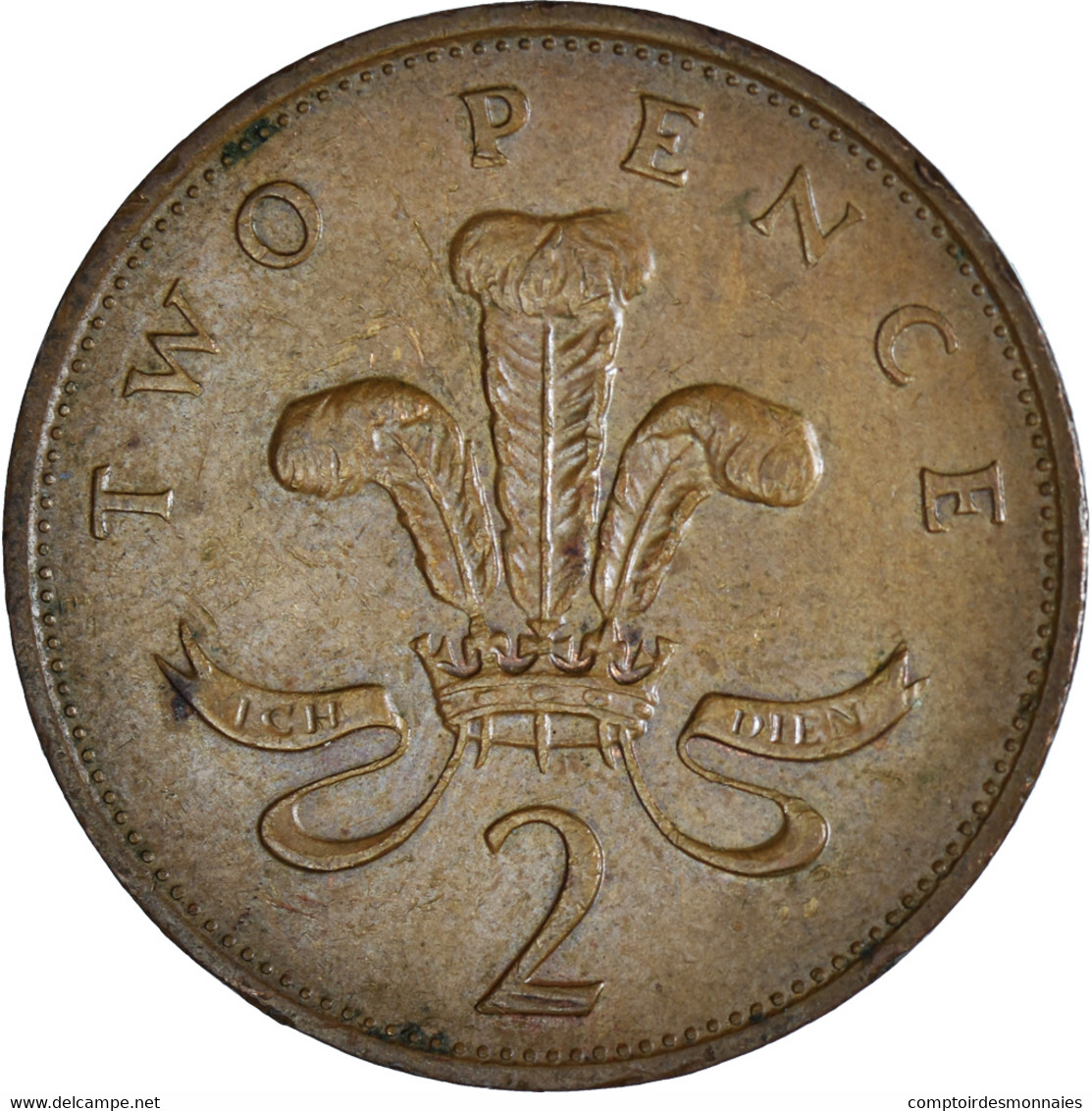 Monnaie, Grande-Bretagne, Elizabeth II, 2 Pence, 1988, TTB, Bronze, KM:936 - 2 Pence & 2 New Pence