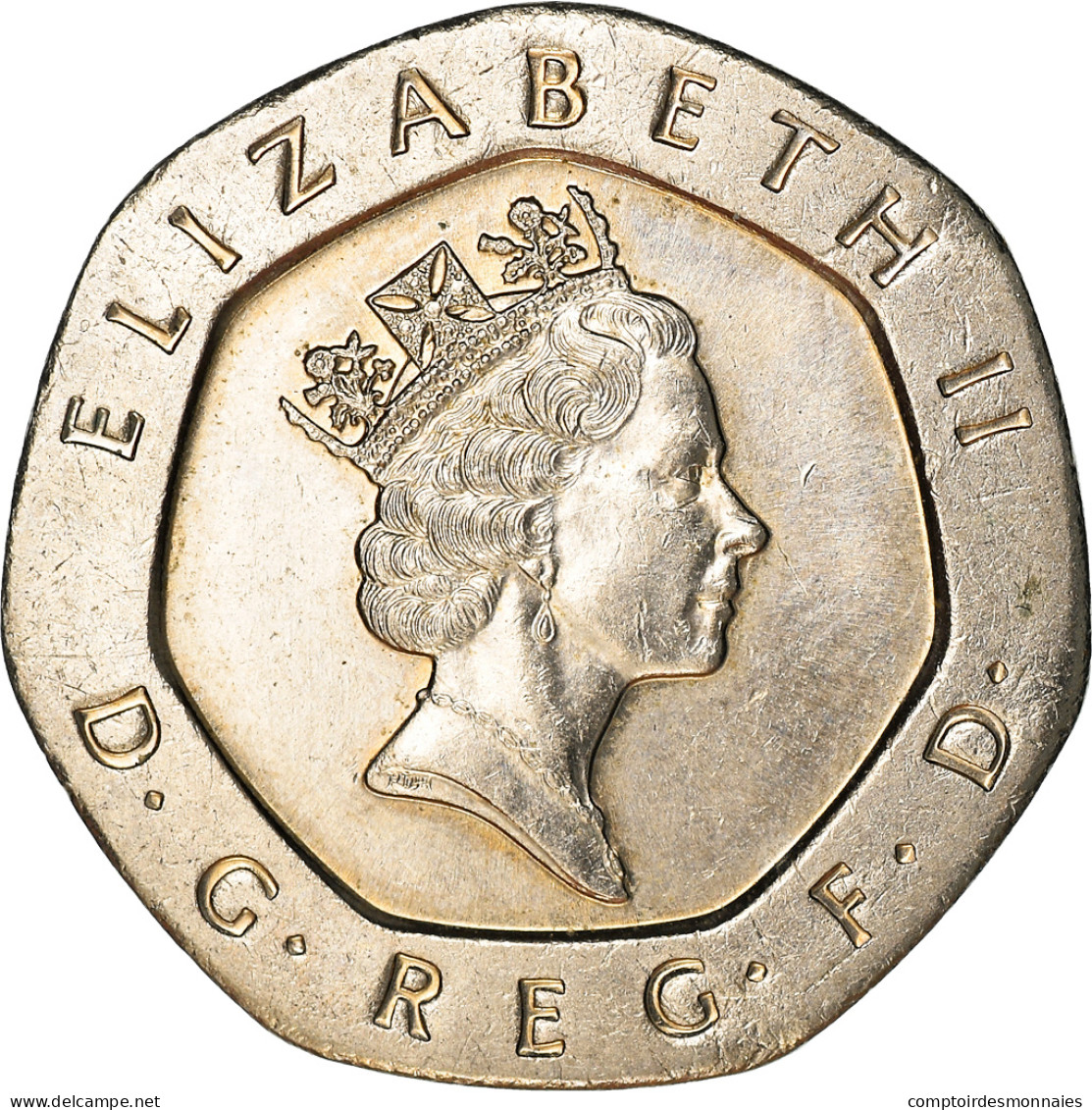 Monnaie, Grande-Bretagne, Elizabeth II, 20 Pence, 1993, TTB+, Copper-nickel - 20 Pence