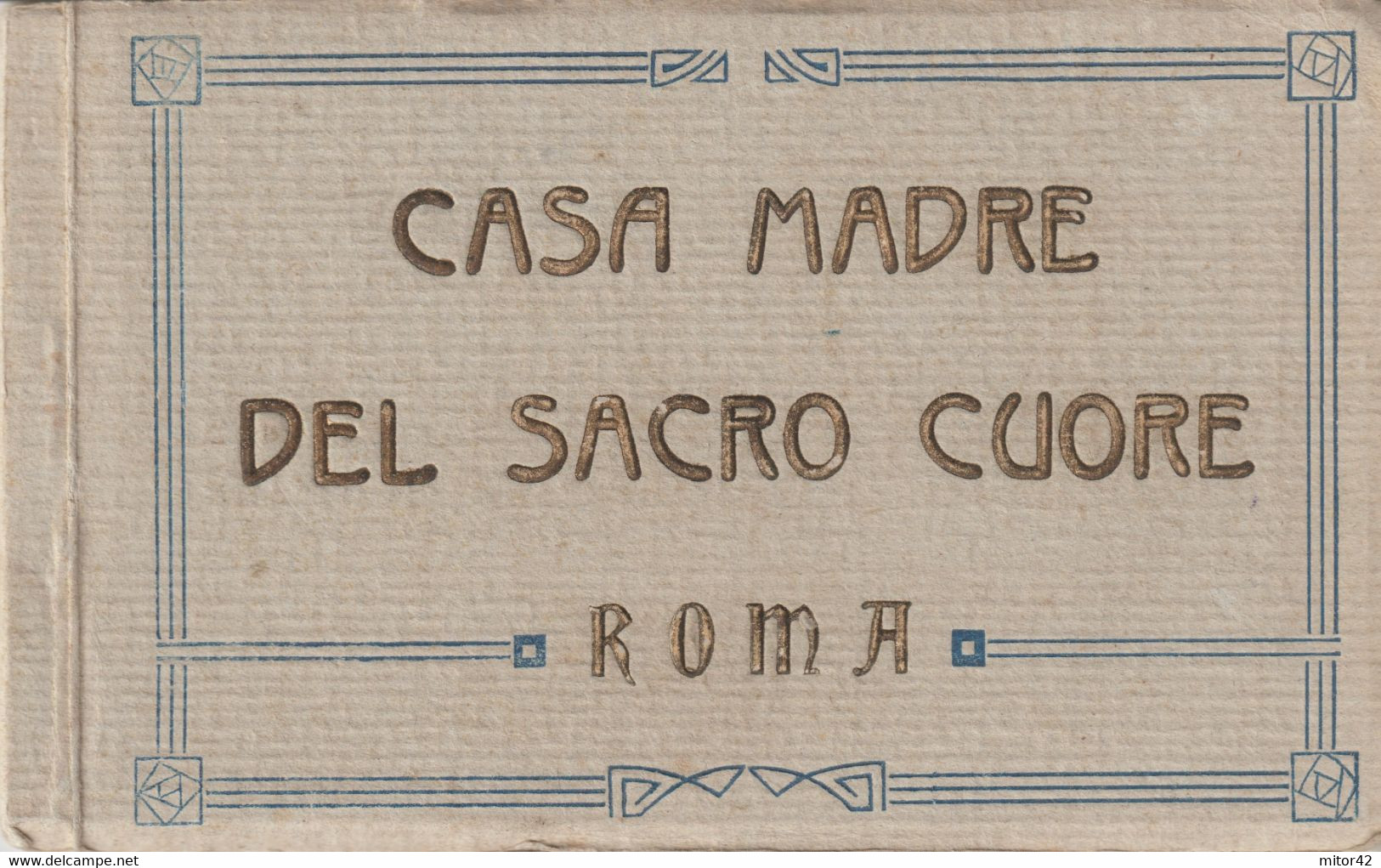 1-Roma-Libretto Di 8 Cartoline Chiesa Madre Del Sacro Cuore-Foto A Richiesta. - Collections & Lots